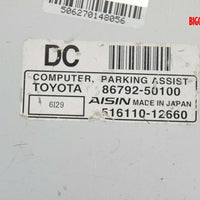 2007-2008 Lexus LS460 Rear View Parking Assist Computer  Module 86792-5010