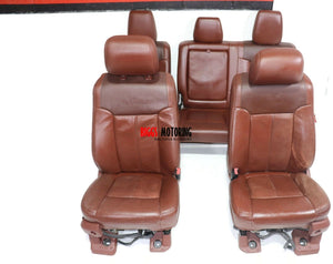 2011-2014 Ford F-250 F350 F450 Complete King Ranch Interior Seat Set