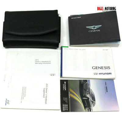 2015 Hyundai Genesis Owners Warranty Guide Manual