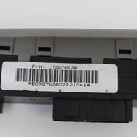 2002-2009 Trailblazer Front Door  Passneger Side Window Switch Grey 15829870 - BIGGSMOTORING.COM