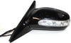 2003-2006 MERCEDES BENZ S500 DOOR DRIVER LEFT SIDE POWER DOOR MIRROR HOUSING - BIGGSMOTORING.COM