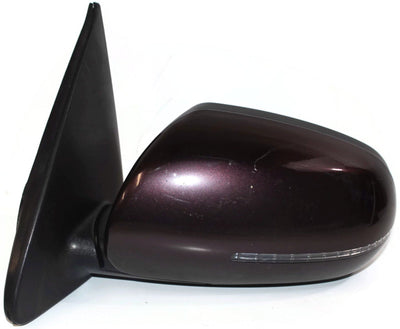 2010-2012 KIA FORTE KOUP SX  DOOR DRIVER LEFT SIDE DOOR MIRROR BURGUNDY