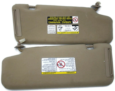 2003-2007 Nissan Murano Driver & Passenger t Side Sun Visor Tan - BIGGSMOTORING.COM