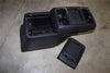 2008 OEM DODGE caravan SLIDING FRONT CENTER CONSOLE DRINK W/ BASE & BOLTS BLACK