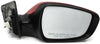 2011-2015 Hyundai Elantra Passenger Right Side Power Window Door Mirror Red