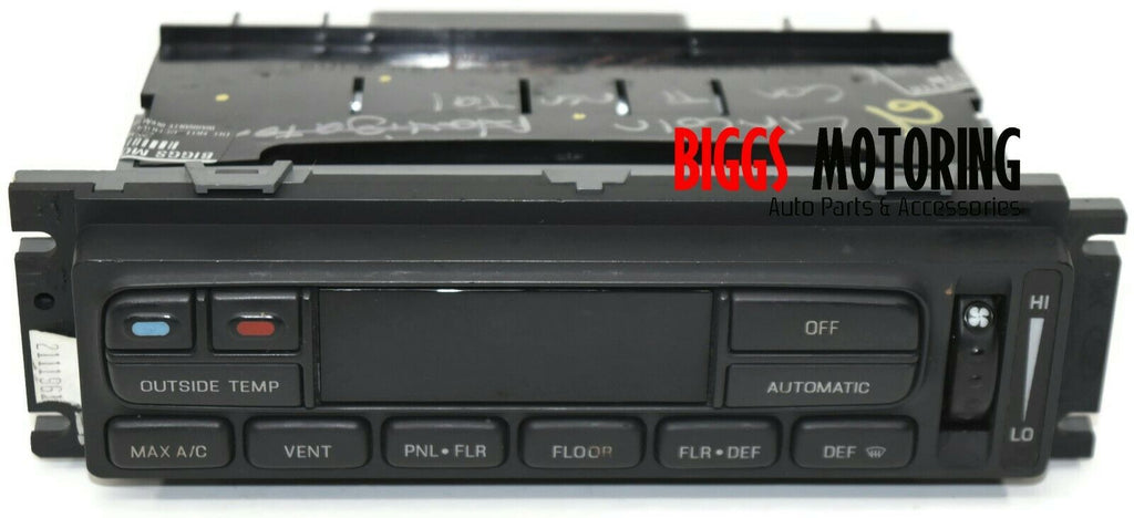 1995-1997 Lincoln Continental Ac Heater Climate Control Unit F70H-19C933-AA - BIGGSMOTORING.COM