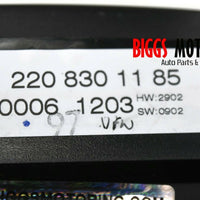 2000-2006 Mercedes Benz S430 S500 Ac Heater Climate Control Unit 220 830 11 85 - BIGGSMOTORING.COM