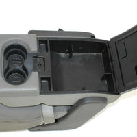 2004-2008  Ford F150  Front Center Console Jump Seat W/ Cup Holder Gray - BIGGSMOTORING.COM