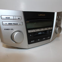 2007-2009 LEXUS RX350 RX400H RADIO STEREO CASSEETE CD PLAYER 86120-0E070