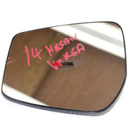 2012-2014 Nissan Versa Driver Left Side View Power Door Mirror Only W/o Bezel