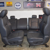 09-18 Dodge Ram Crew Cab  Seats Black Leather Powered Heated & Cooled Set Seat - BIGGSMOTORING.COM