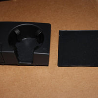 2007 Audi A6 3.2L C6 Under arm rest Cup Holder BLACK MINT CLEAN