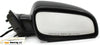 2008-2012 Chevy Malibu Passenger Right Side Power Door Mirror Black 31653