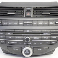 2008-2012 HONDA ACCORD RADIO/CD PLAYER/AC & HEAT CONTROL 77250-TA0-A010-2