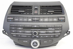 2008-2012 HONDA ACCORD RADIO/CD PLAYER/AC & HEAT CONTROL 77250-TA0-A010-2