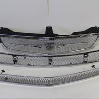 2005-2010 MERCEDES BENZ  CLS550 ASANTI  CHROME MESH FRONT GRILL SET - BIGGSMOTORING.COM