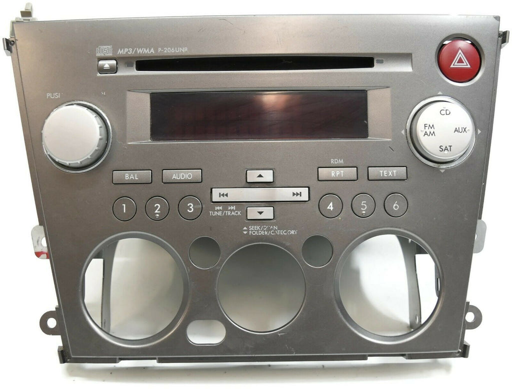 2005 Subaru Legacy Radio Stereo Cd Player 86201 AG61A - BIGGSMOTORING.COM