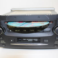 2006 LEXUS GS300 MARK LEVINSON 6 DISC CHANGER CD CASSETTE PLAYER 86120-30C80-C0 - BIGGSMOTORING.COM