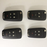 Lot Of 4 Chevy Key Fob Remotes Smart Keys Flip Key