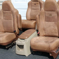 99-2010 FORD F250 F350 KING RANCH LEATHER SEATS BUCKETS NICE CREW CAB 2006 ALL