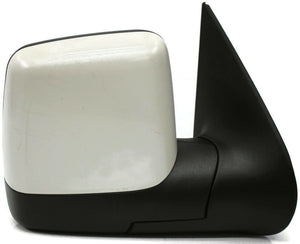 2003-2005 Lincoln Aviator Passenger Right Side Power Door Mirror White - BIGGSMOTORING.COM