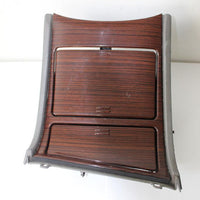 01-02 Cadillac Escalade Center Console Cup Holder & Ash Tray Woodgrain Trim Tan - BIGGSMOTORING.COM