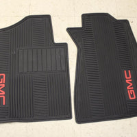 2007-2012 GMC SIERRA PREMIUM ALL WEATHER FRONT FLOOR MATS W/ GMC LOGO 19155813