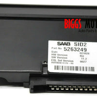 1999-2004 Saab 9-5 Radio Information Display Screen 5263249 - BIGGSMOTORING.COM