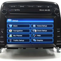 2009-2012 HYUNDAI GENESIS STEREO RADIO NAVIGATION BLUETOOTH MP3  CD PLAYER