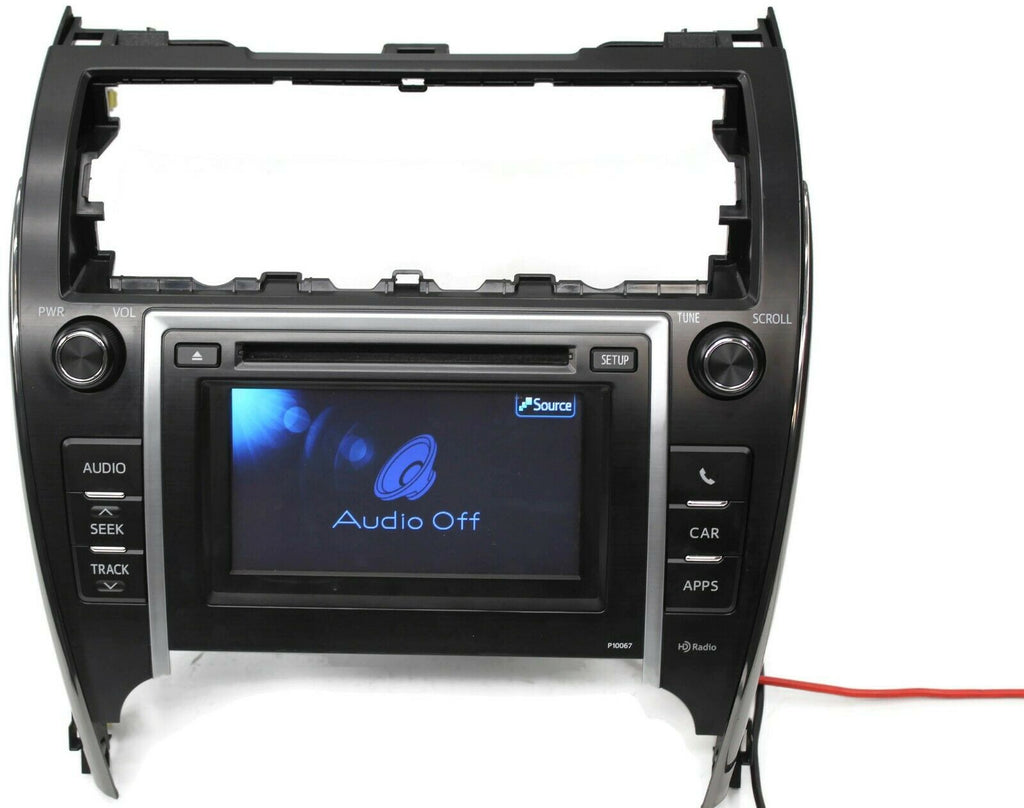 2012-2014 Toyota Camry P10067 Radio Stereo Cd Player Display Screen 86140-06021