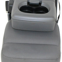 2004-2008  Ford F150 Center Console Jump Seat W/ Storage & Cup Holder Gray