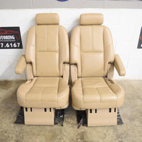 2007 - 2014 (Compact) Escalade Taho Yukon Cashmere Leather Seats (Pair) Oem