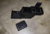 2008 OEM DODGE caravan SLIDING FRONT CENTER CONSOLE DRINK W/ BASE & BOLTS BLACK