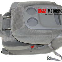 2004-2009 Toyota Sienna Center Console Jump Seat W/ Storage & Cup Holder Gray - BIGGSMOTORING.COM