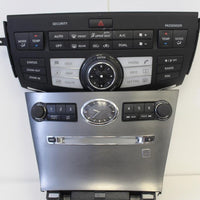 2006-2007 Infiniti M35 M45 Climate Control Radio Cd Player Panel Faceplate - BIGGSMOTORING.COM