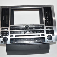 2003-2005  Infiniti Fx35 Fx45 Center Dash Radio Face Ac Control Bezel W/ Vents - BIGGSMOTORING.COM