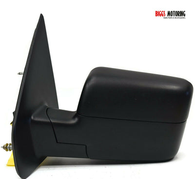 2004-2008 Ford F150  Driver Left Side Power Door Mirror Black 32326 - BIGGSMOTORING.COM