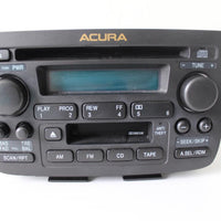 2001-2004 Acura Mdx Radio Stereo 6 Disc Changer Cassette Cd Player - BIGGSMOTORING.COM