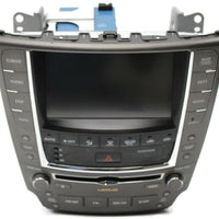 2008-2010 Lexus IS250 Radio Navigation Ac Control Cd Player Display Screen