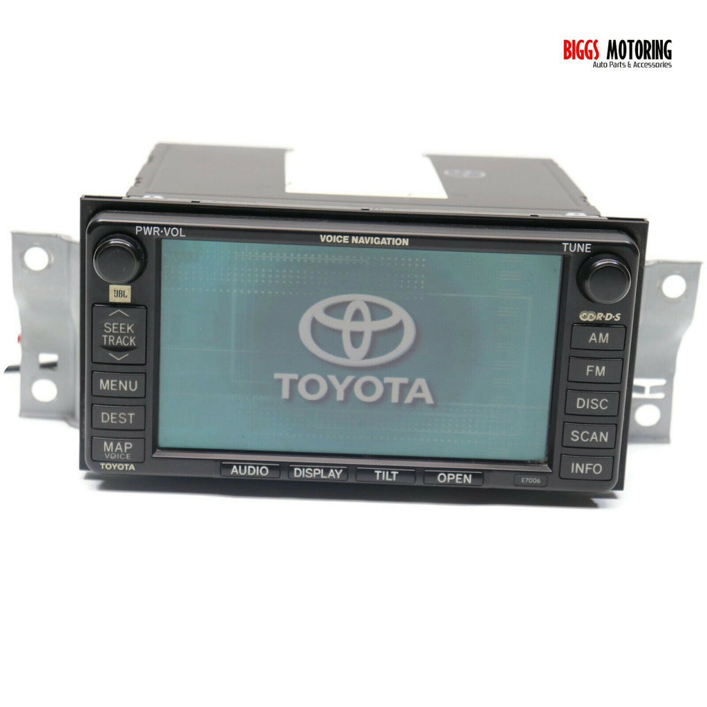 2005-2007 Toyota Sienna Radio Navigation Cd Player Display Screen 86120-0C160 - BIGGSMOTORING.COM