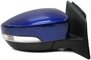 15 16 17  Ford Focus Passenger Right  Side Power Door Mirror Blue - BIGGSMOTORING.COM