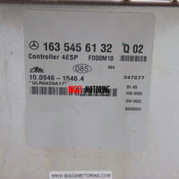 2000-2005 Mercedes Benz W163 ML320 Engine Computer Control Module 163 545 61 32 - BIGGSMOTORING.COM