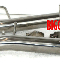 2005-2010 Mustang GT V8 2.5 Polished Stainless Steel Muffler - BIGGSMOTORING.COM