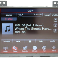 11-14 Dodge Charger 300 Navigation Radio Touch 8.4'' Display Screen  05064798Ah - BIGGSMOTORING.COM