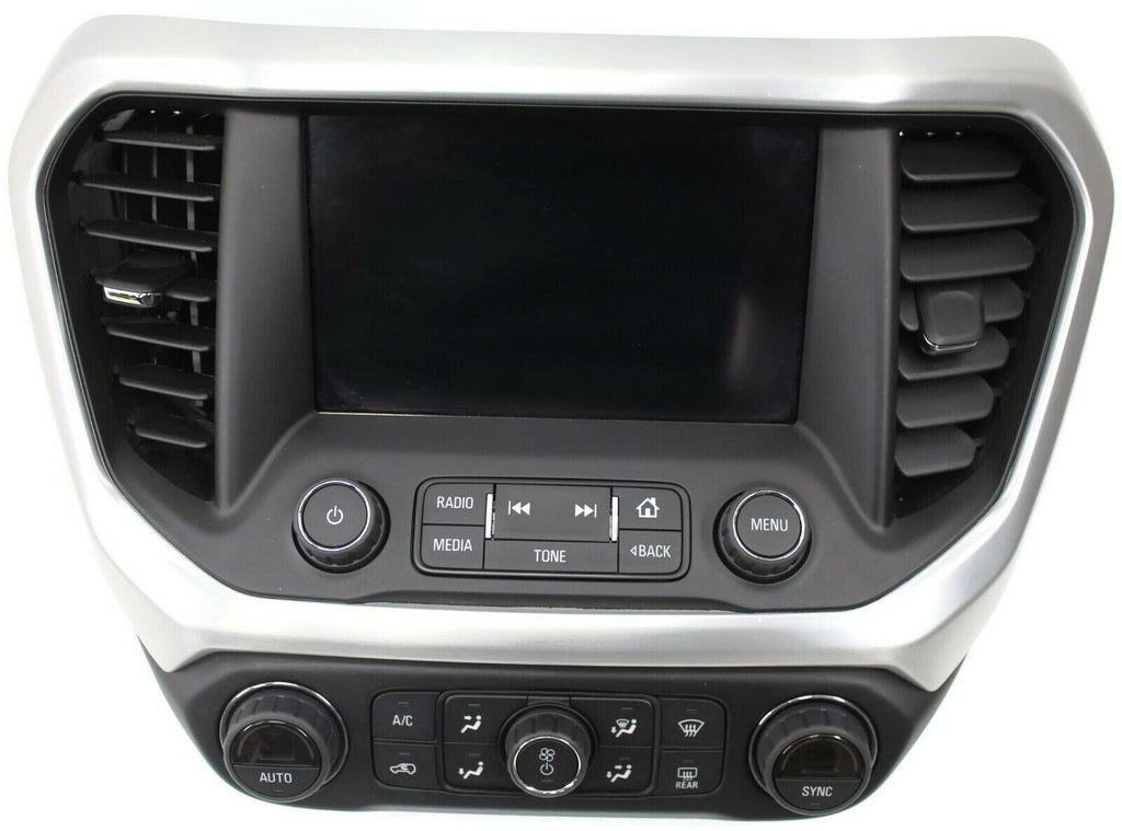 2017-2018 GMC Acadia Radio Information Display Screen Ac Control 84173747