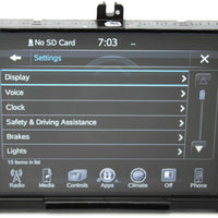 15-17 Jeep Cherokee  Uconnect Radio 8.4''  Display Screen 68238621AF 6514 - BIGGSMOTORING.COM