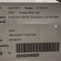 2000 Dodge Intrepid Engine Computer Module P04606682AD - BIGGSMOTORING.COM