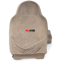 1999-2000 Ford F150 XLT Super-Cab Quad-Driver Side Cloth Seat TAN W/O SEAT TRACK