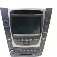 2006 Lexus  Radio 6 Disc Changer Cd Player Display Screen W/ Climate Control - BIGGSMOTORING.COM