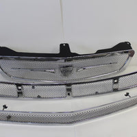 2005-2010 MERCEDES BENZ  CLS550 ASANTI  CHROME MESH FRONT GRILL SET - BIGGSMOTORING.COM
